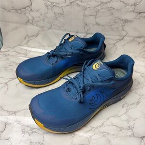 Men’s Topo MTN Mountain Racer 4 Navy/Orange US Size 13